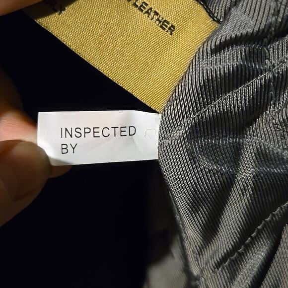 Boston Harbour Black Genuine Leather Jacket, Size Large - Picture 9 of 11